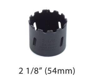  2 1/8 inch  Carbide Hole Saw for Concrete Cement Drywall Plaster Hardie Board Masonry Wall Tile Marble Brick 54mm Tungsten Hole Saw