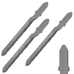 3 Pack - Bosch Scroll Type T-Shank Tungsten Grit Edge Jigsaw Blade