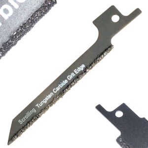 3 1/2 inch (86mm) Scrolling Tungsten Grit Reciprocating Saw Blade - Universal Fit